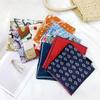 Versatile Cotton Linen Silk Scarf: Spring & Autumn Unisex Small Square Neck & Head Accessory