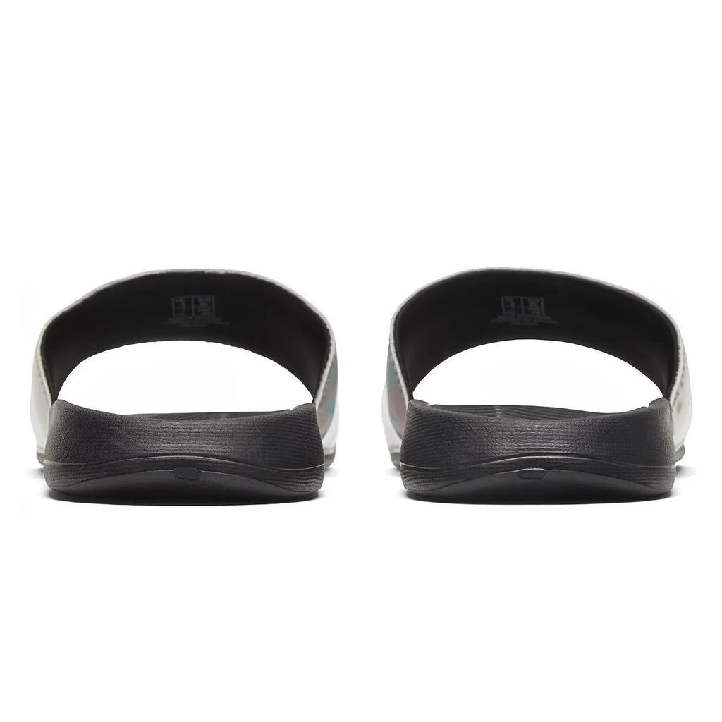 Puma Womens Popcat Chrome 'Black' (women's sizes) Black / Silver Slide Slippers 367285 02