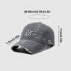Cotton Baseball Cap Breathable Snapback Hat Casual Visor  for Men Women