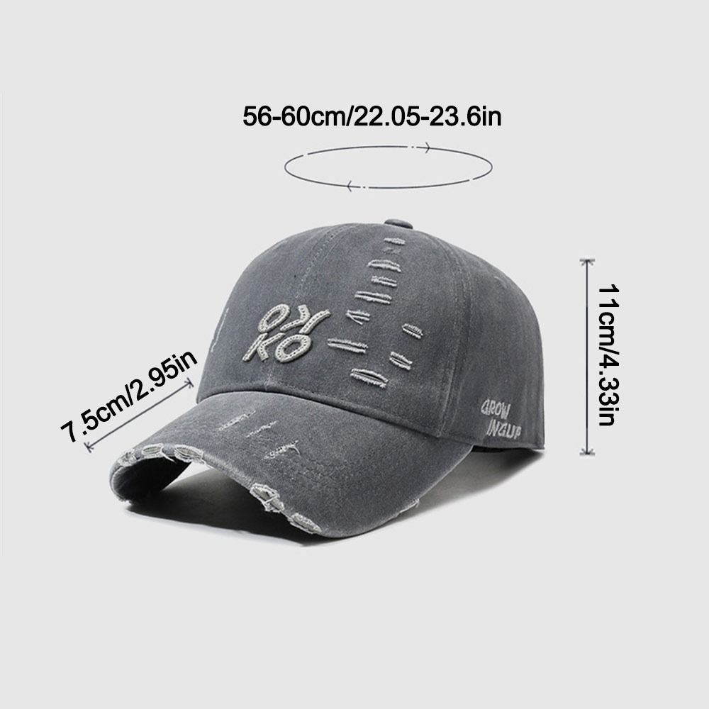 Cotton Baseball Cap Breathable Snapback Hat Casual Visor for Men Women