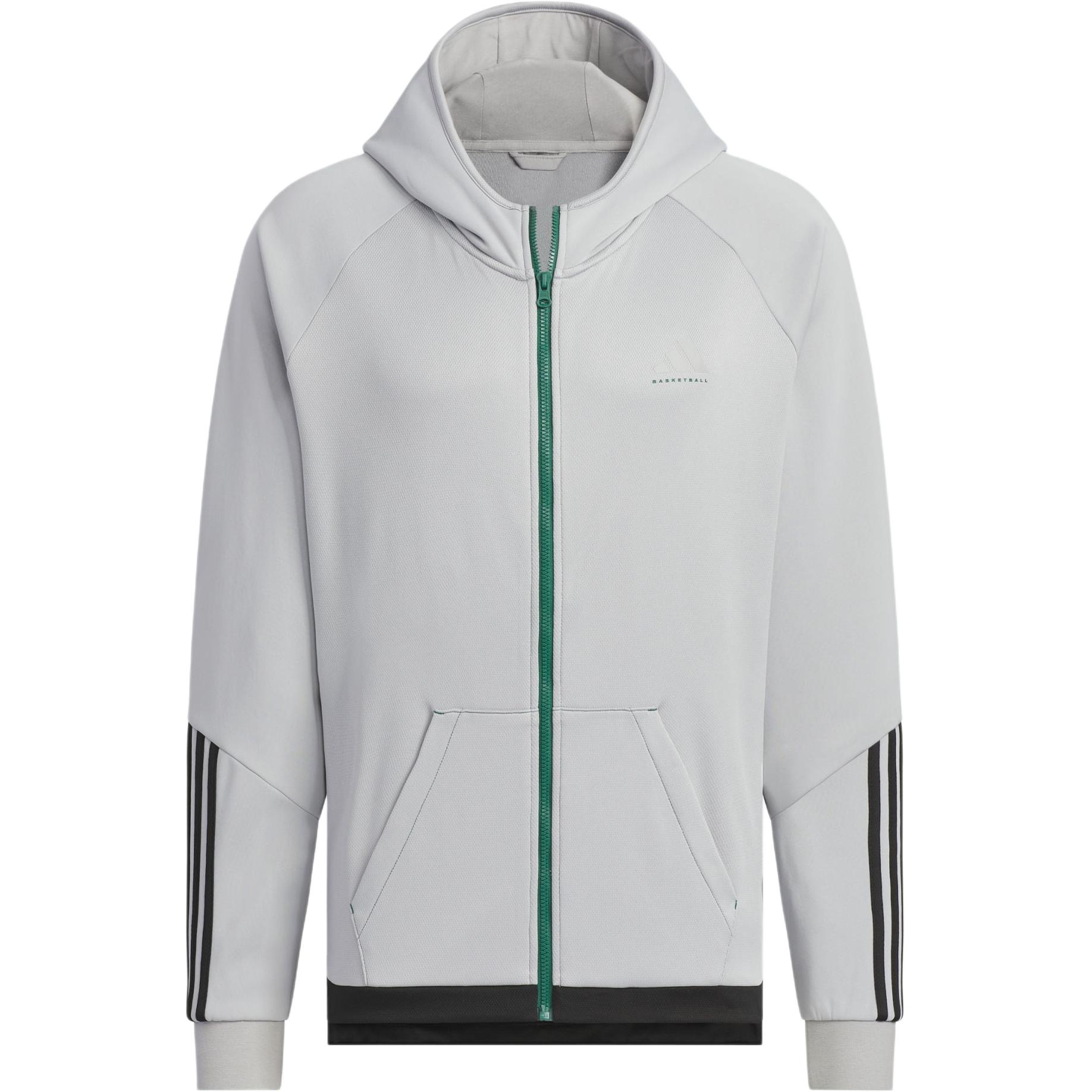 Adidas BASKETBALL FW24 Jackets & Coats Men s Gray JL7587- M
