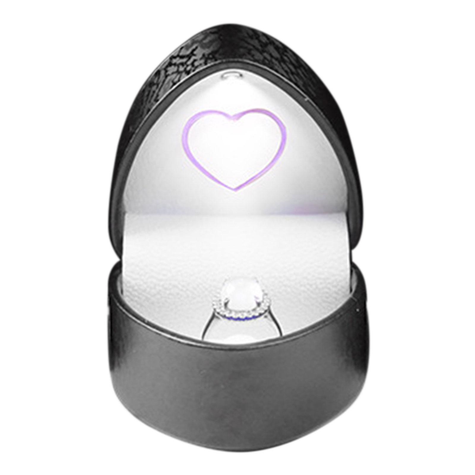 

Luxurious LED Light Jewelry Storage Box Creative Necklace Earring Display Holder Perfect Organizer for Your Accessories