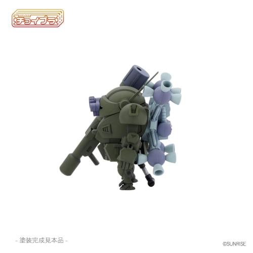 Cavico Choipla Series Armored Trooper Votoms ATM-09-ST Scopedog Round Mover Equipped Space Combat Version, Approximately 45mm Tall, Non-Scale Plastic