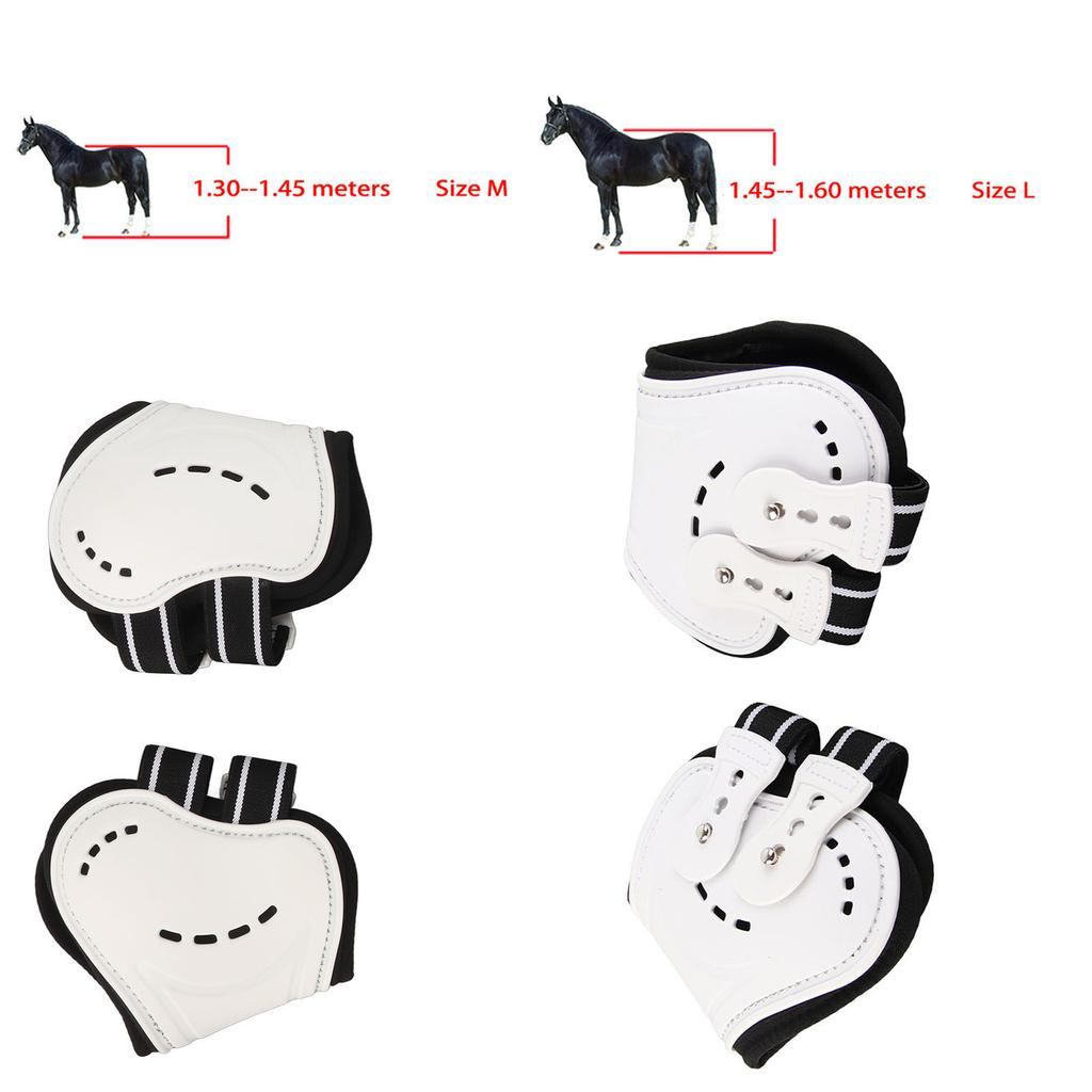 Horse Fetlock Boots Impact Resistant Breathable Horse Hind Leg Boots for Horse Protective Equipment