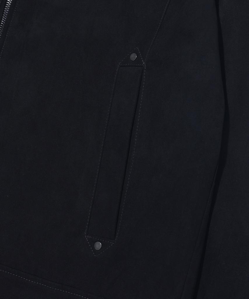 SIGNIFICANT Suede Harrington Jacket Lr1Ju005_Black