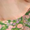 IENA Made In Japan Floral Mimole Length Flare Skirt 34 Green System Women Used