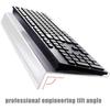 Ergonomic Design Computer Keyboard Holder Clear Keyboard Tray Acrylic Keyboard Stand  Office Desk