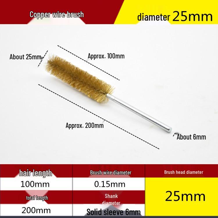 Electric Drill Stainless Steel Pipe Brush with Extended Handle for Polishing, Grinding, Deburring, and Rust Removal
