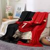 Soccer Player Action Blankets Flannel Printed Breathable Warm Throw Blanket for Home Office Bedspreads 0708a147