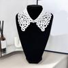 Lace Detachable False Collar Elegant Embroidery Hollowout Design Collar Neck Decorative Accessory for Women Sweater