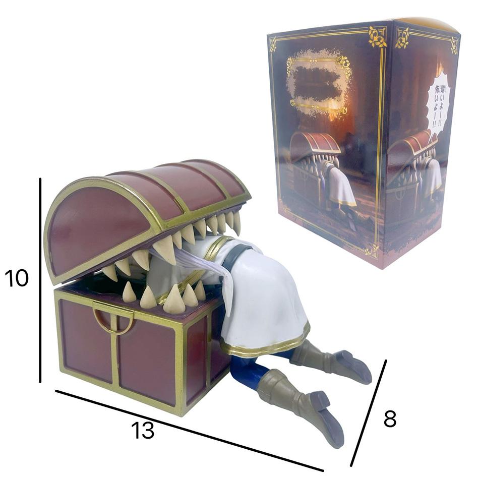 Frieren – Nach dem Ende der Reise Frieren Schatztruhe Monster Anime Figur Spielzeug Stopper Actionfigur Geburtstagsgeschenke