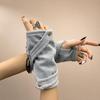 Decorative Design Fingerless Gloves Warm Street Dance Gloves Steampunk Gloves  Dance Performance