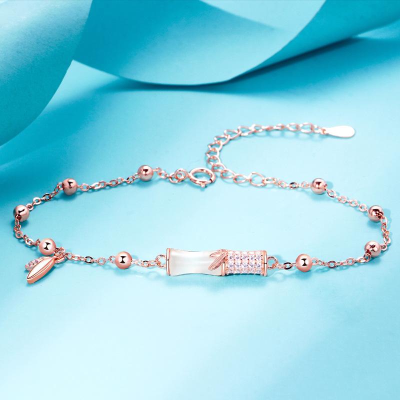 Spring New New Chinese Style with You Bamboo Enough Bracelet Women's National Style Personality Advanced Sense Women's Bracelet