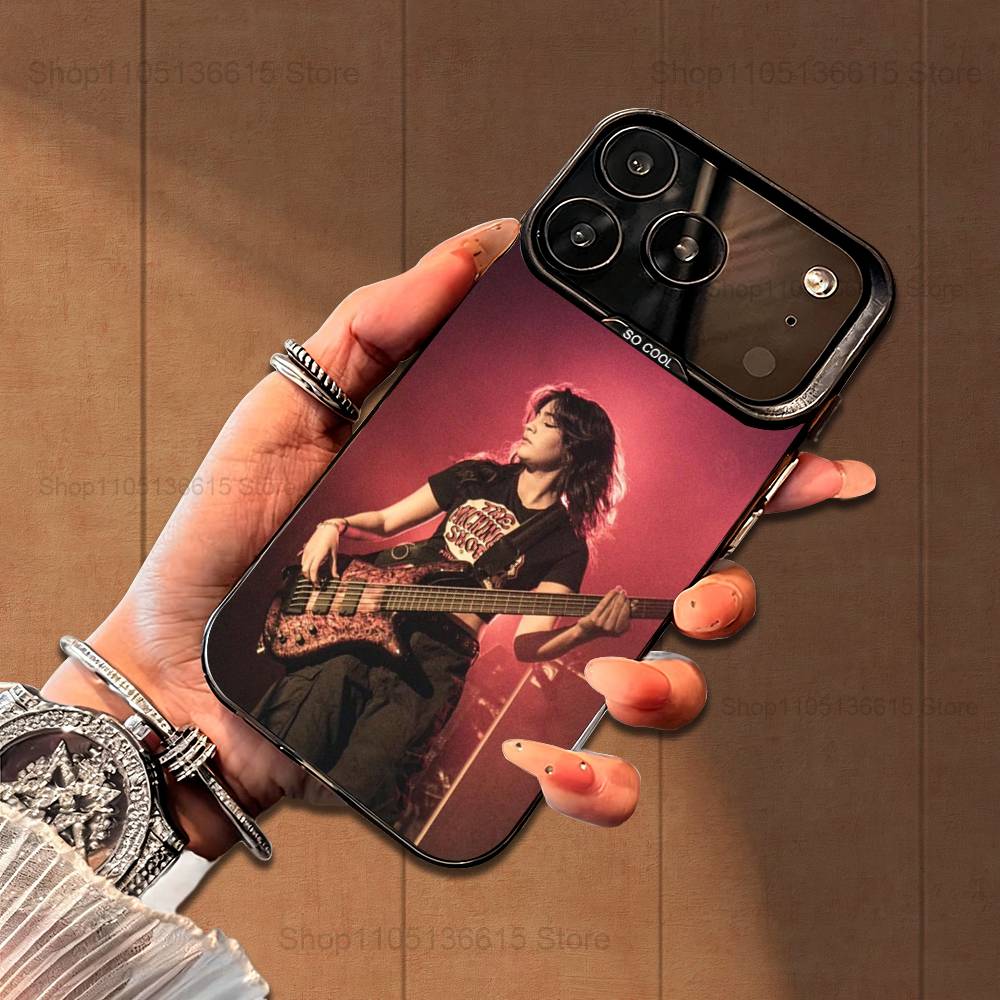 

Band T-THE W-Warning Rock Phone Case For iPhone 16,15,14,17,13,12,11,Mini,Pro,SE,XS,MAX,Air,Black Matte Silicone Cover iPhone11
