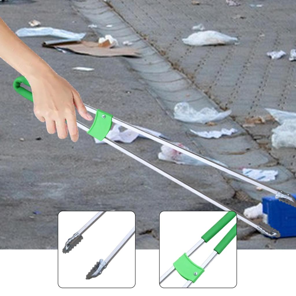 Trash Picker Upper Grabber Pickup Tongs for Floor River Cleanup Street aluminum rod