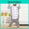 Totoro Dames Onesie Kigurumi Anime Cosplay Kostuum Schattige Kat Winter Flanel Warm Volwassen Dier Festival Carnaval Feestelijk