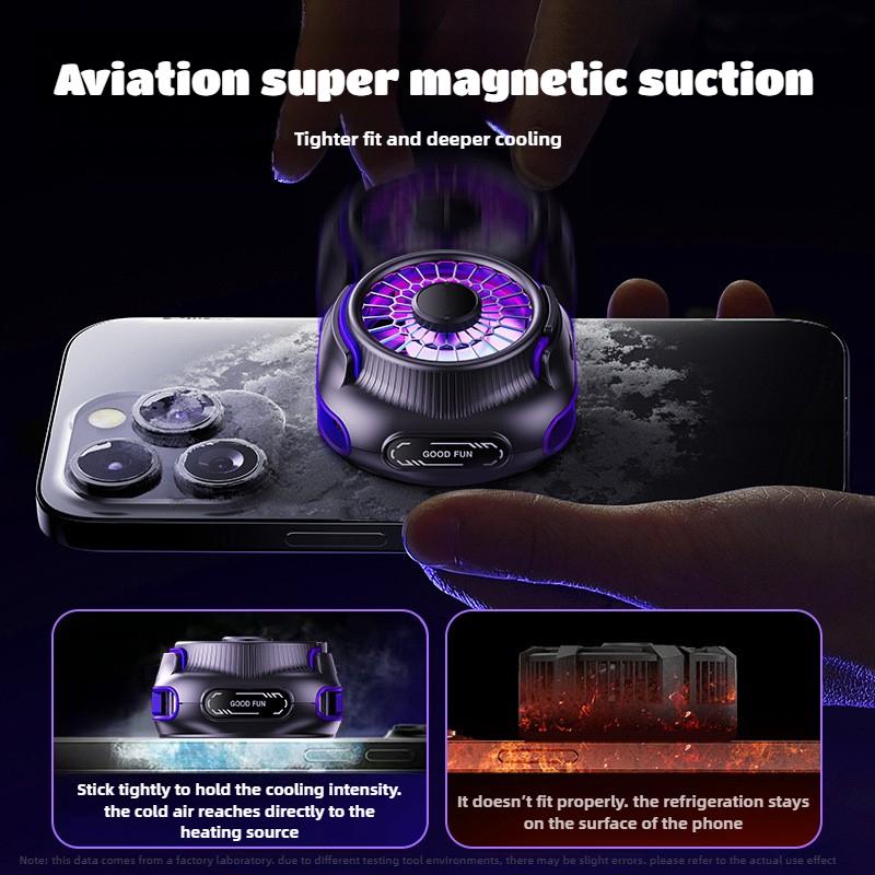N26 NOVÝ Mobilní Telefon Magnetický Polovodičový Chladící Ventilátor Radiátor Lednice Zadní Klip PUBG Hra Chladič pro IPhone Android