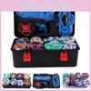 Xd168-21p Compact And Portable Beyblade Toy Storage Case Set With Foam Protection