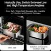 4Pc Stainless Steel Food Storage Containers Set Thickened Leakproof Stackable For Fridge Freezer And Pantry Organization