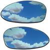 BMW 1 E81 / E82 / E87 / E88 04-13 Mirror Insert HEATED BLUE Left + Right 2 Pcs. SET