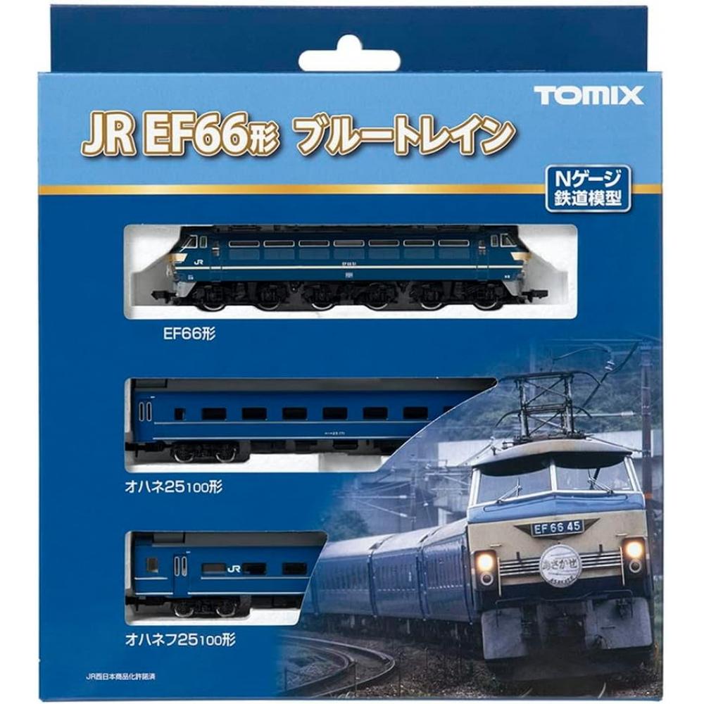 Tomytec Tomix N Gauge Jr Ef66 Blue traiN Set 98388 Model traiN Electric locomotioN