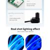 22 Modes 20 Colors 1-5M Car USB RGB LED Light Strip Interior Ambient Light Hand Control Invisible Fiber Optic Atmosphere Lamp