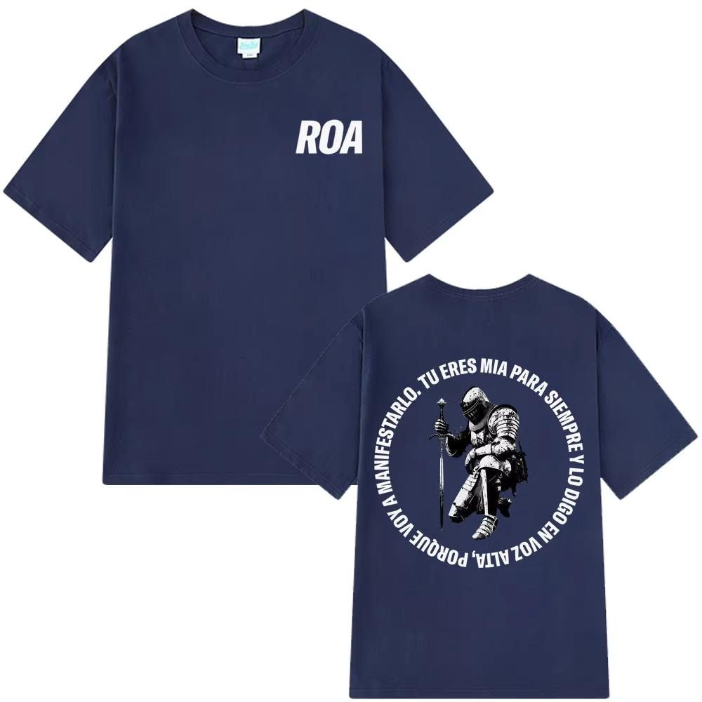 Rapper Roa Tour Mode Druck T-Shirts Herren Damen Harajuku T-Shirt Sommer Baumwolle Lässig Hip-Hop Punk Übergroße T-Shirts Oberteile