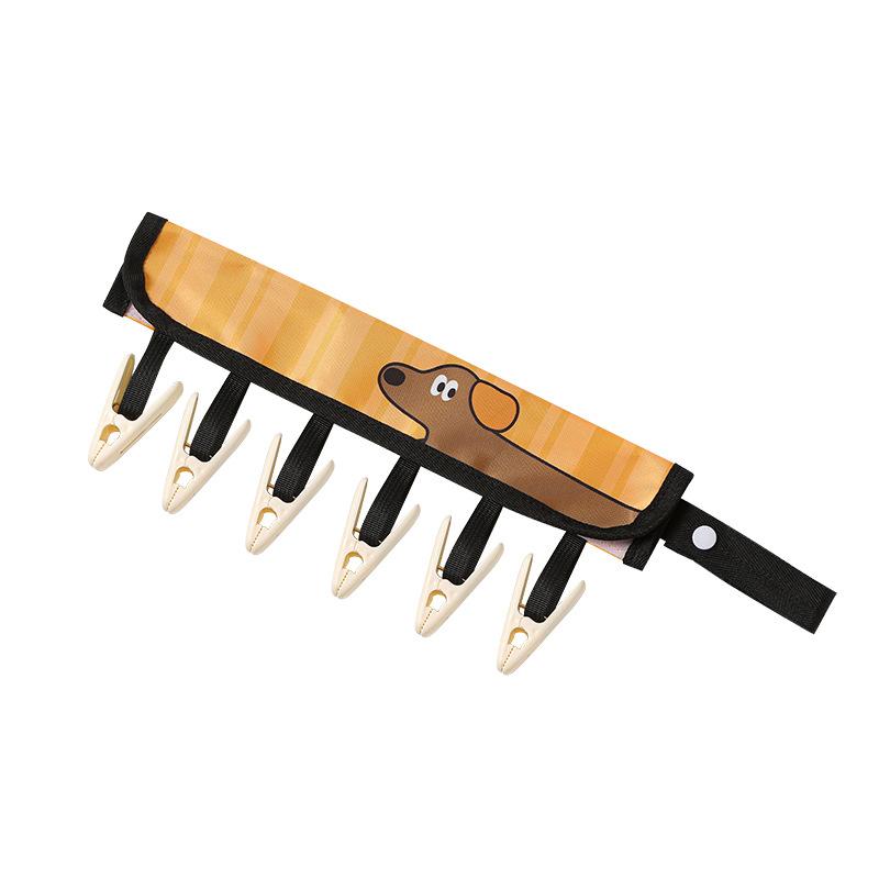 Portable Underwear Hanger Clips Fabric Clothes Drying Rack Foldable Travel Hotel Sock Hooks Holder