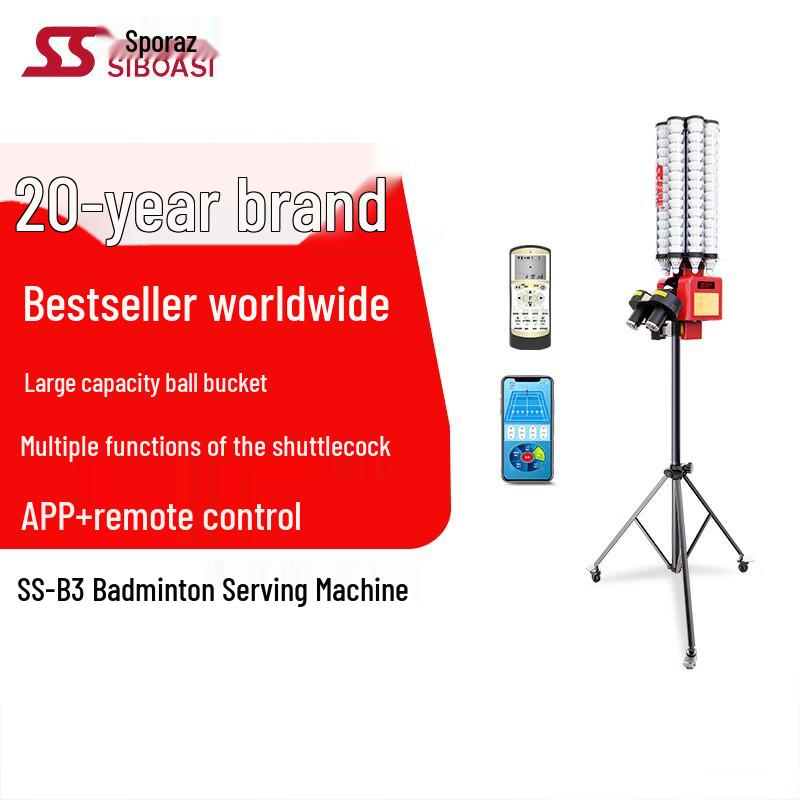 Spoas B3 Portable Automatic Badminton Serving Machine