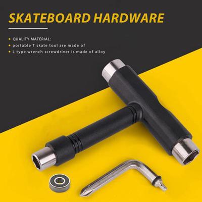 Skateboardový klíčový nástroj Multifunkční T-typ L-typ Šestihranný šroubovák Odolný Přenosný Dětské skate nástroje Skateboardové Longboardové příslušenství