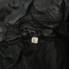 Daiei Trading Lamb Leather Sten Collar Coat Men L Black Quilted(USED)