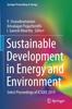 The Sustainable Development In Energy and Environment : Select Proceedings of ICSDEE 2019 Book