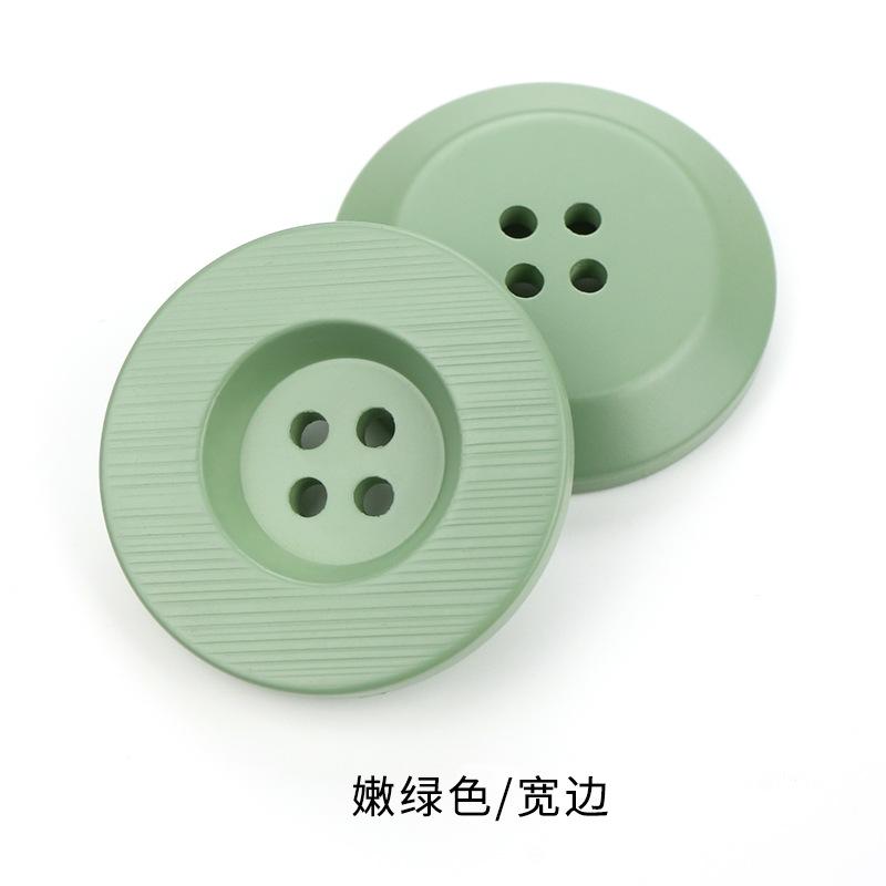 Farbige Harzknöpfe, Runde Vierlochknöpfe, Kleidung, Pullover, Trenchcoats, Anzüge, Mäntel, Einfarbige Deko-Accessoires, Accessoires