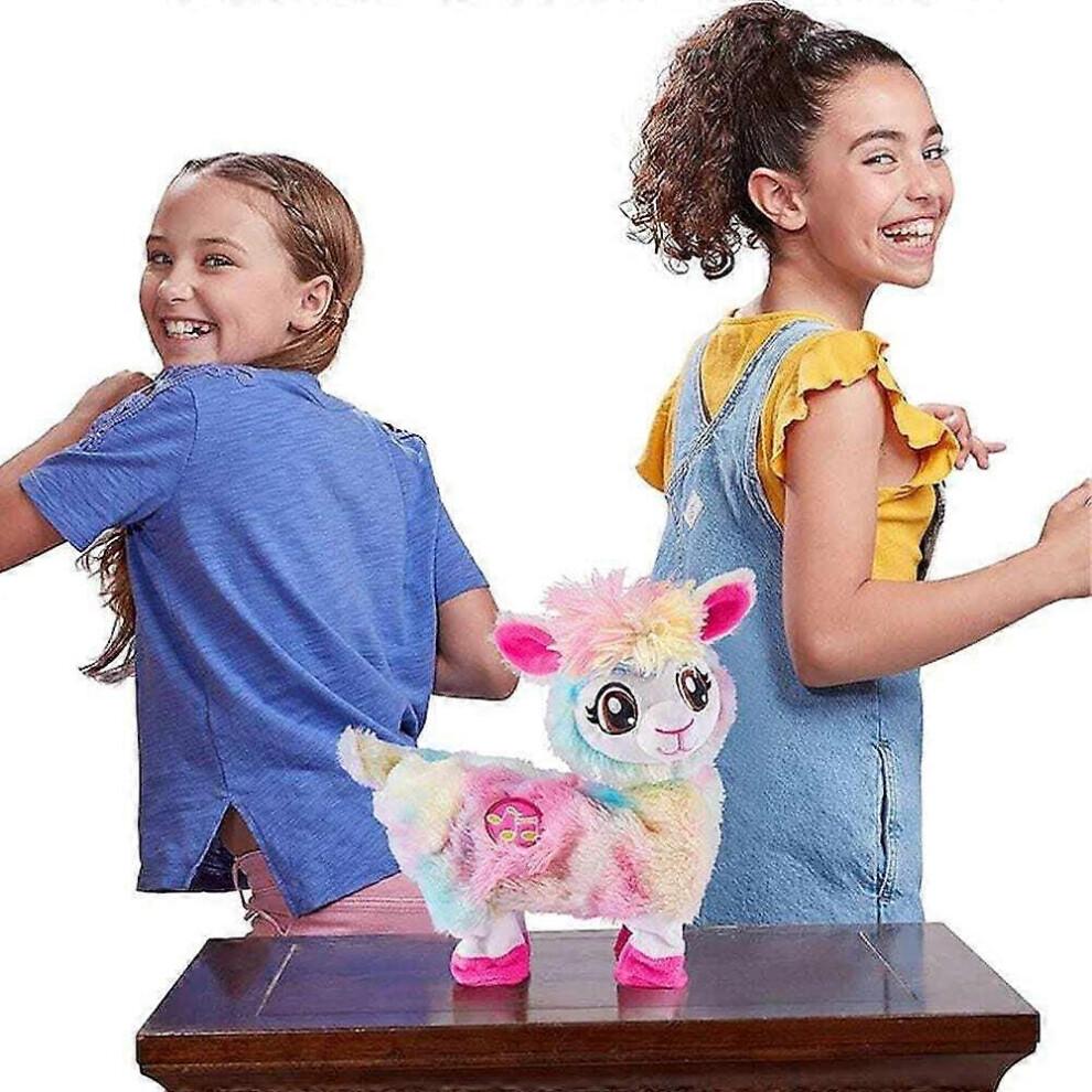 Pets Alive the Booty Shakin Llama Dancing Toy Rainbow Color