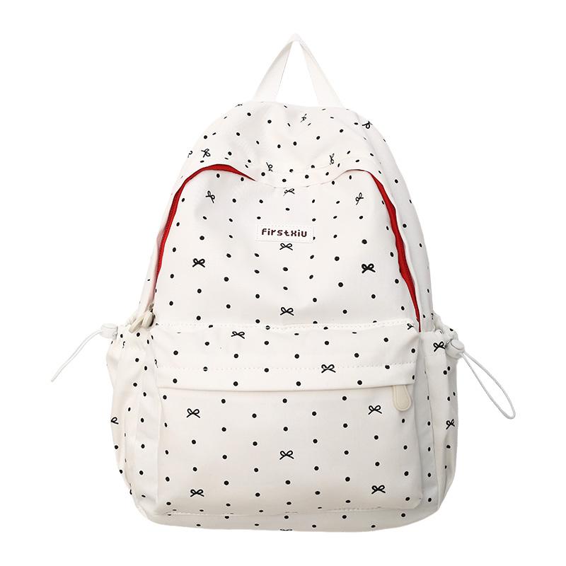 Printed Backpack Junior High School Student Lightweight Schoolbag Women's Travel Large Capacity Backpack