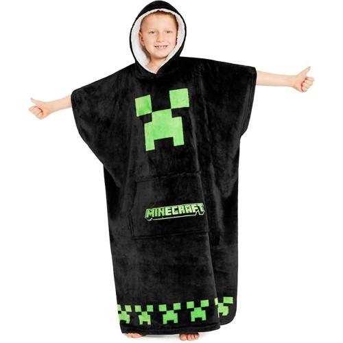 Minecraft Childrens/Kids Fleece Blanket Hoodie