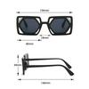 Retro Oversized Square Sunglasses Woman Man UV400 Unique Designer Gradient Sun Glasses Y2K Eyewear for Women & Men
