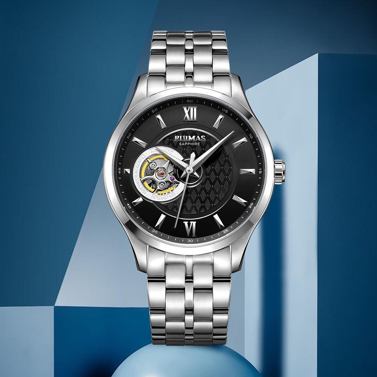 High-End Fashion Mechanical Men S Watch Imported Core Automatic Waterproof Men S Watch 6754