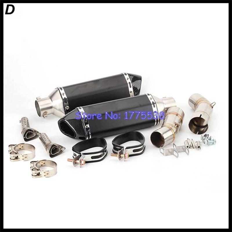 Motorcycle Exhaust System Link Pipe for Ducati 848 848 EVO 1098 1198 S/R 848 Motorbike Exhaust Escape Connector MidPipe