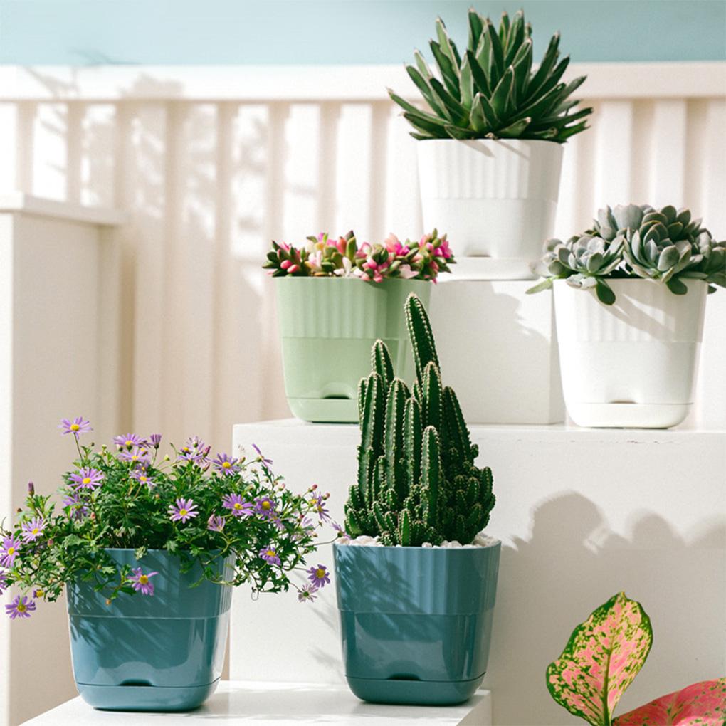 Flower Pot Multiple Holes Trays Succulent Planter Indoor Plants Pots Drain Breathable Case Home Bonsai Decoration