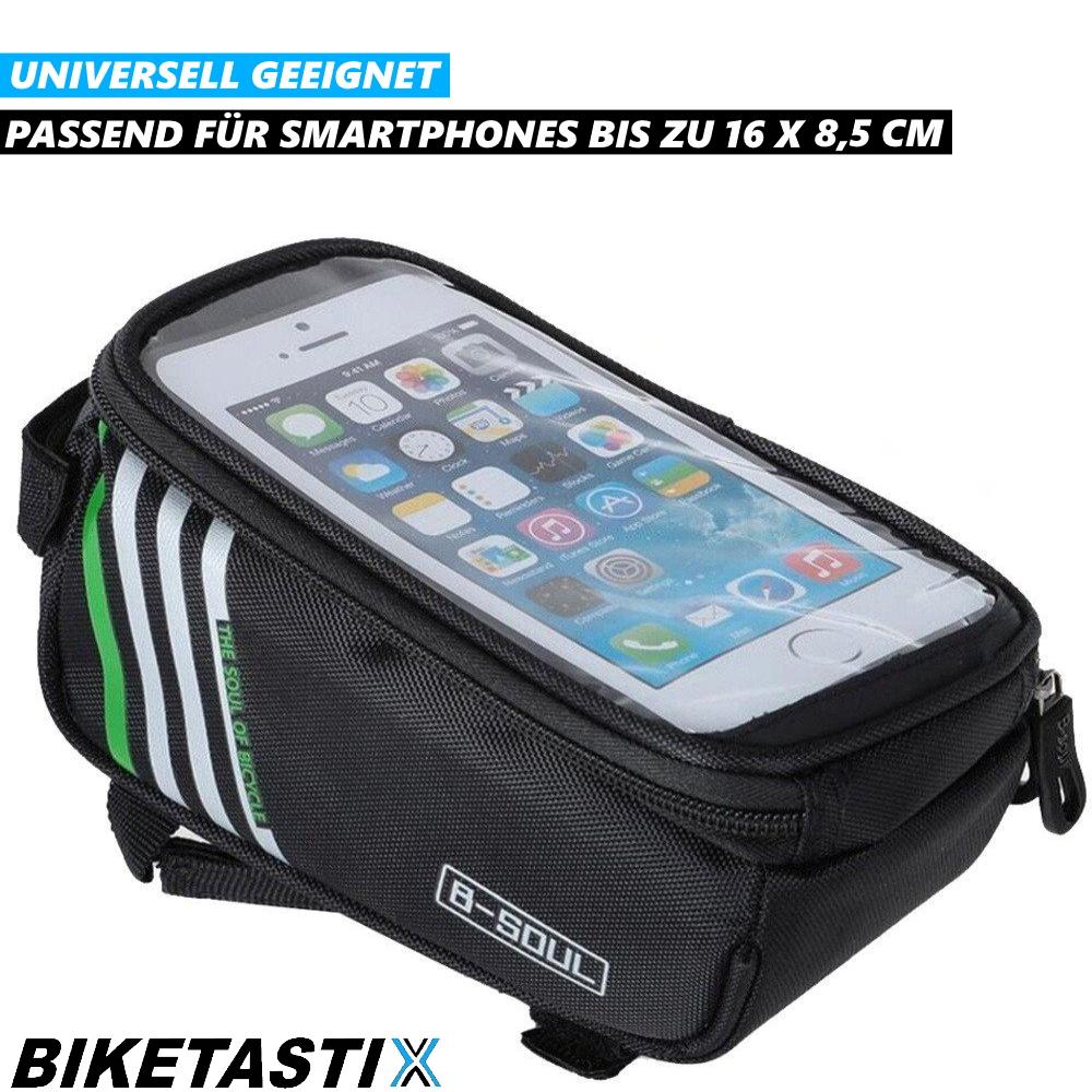 BIKETASTIX Bicycle Bag Frame Bag Top Tube Bag Mobile Phone Holder Waterproof