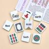 Cartoon Mahjong Resin Ornaments: DIY Hair Clips, Shoe Buckles, Cream Glue Accessories
