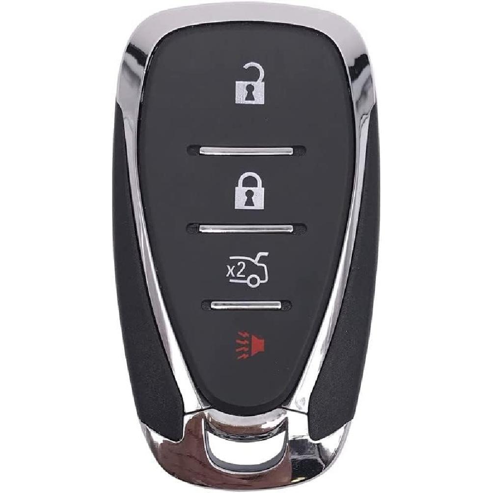 Replacement Key Fob Cover Case Fit For 2017 2018   Chevy Camaro Malibu Equinox Cruze Blazer Trax Volt Bolt Keyless Entry Key Fob Shell ( 4 Buttons)