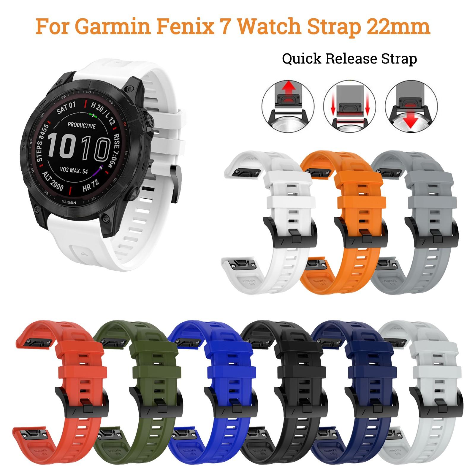 

Для Fenix7 ремешок для часов силиконовый браслет 22 мм браслет-браслет