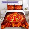 Set Lenzuola 3 Pezzi Stampato FC Mainz Traspirante Copripiumino con Federe Biancheria da Letto Decorativa per Camera da Letto Casa