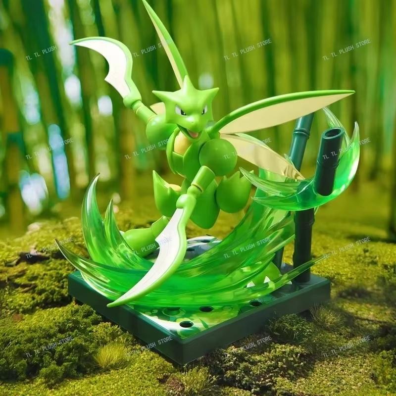 

Blokees Pokemon Classic Action Figures Snorlax Cinderace Lucario Scyther Blokees Figures Toy Children Cartoon Anime Animal Gift