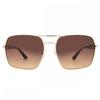 Guess Brown Gradient Navigator Ladies Sunglasses Gu00159 33f 63 Multi