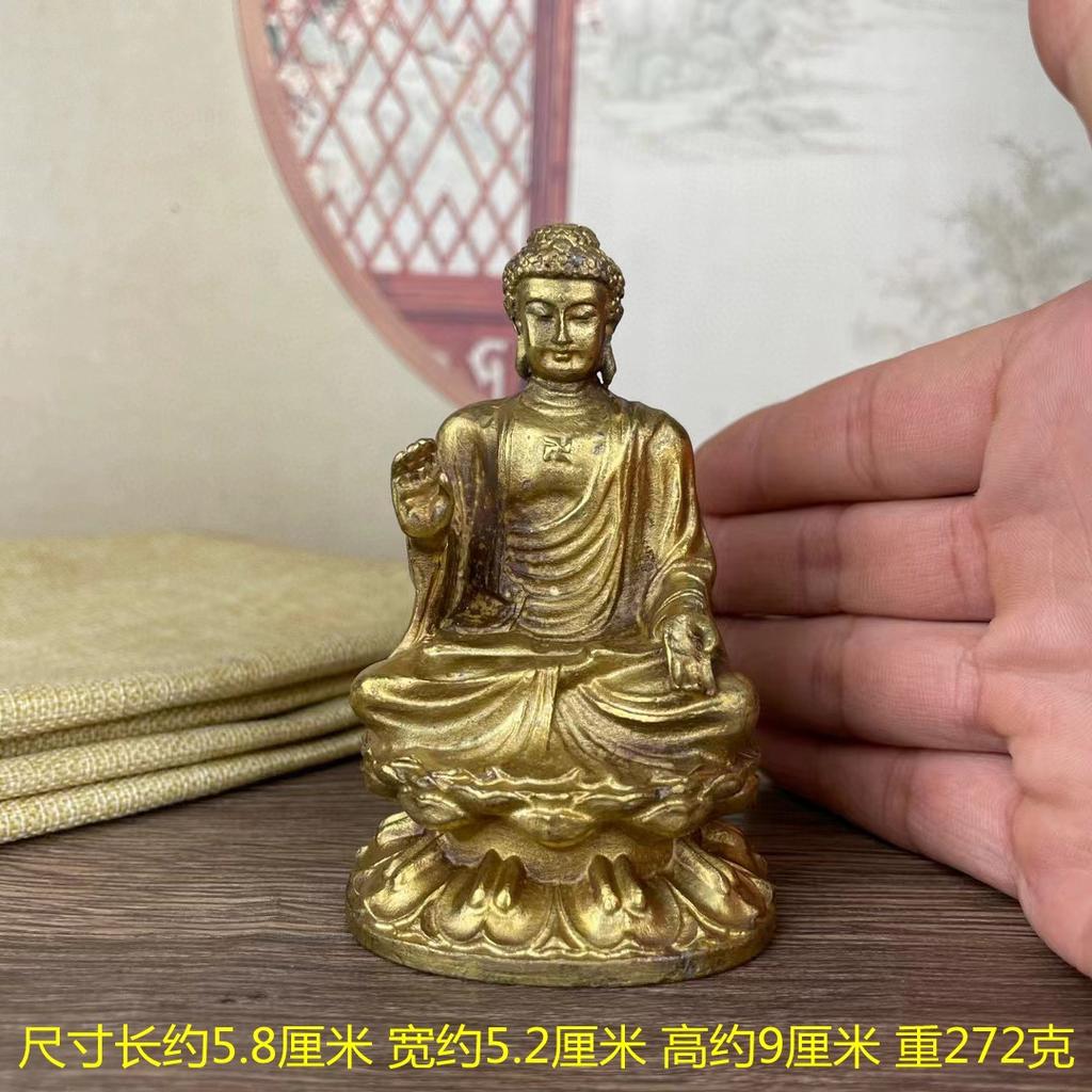 Kopparlegering, Buddha Shakyamuni-statyett, heminredningshantverk, bilprydnader
