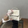High value temperament simple backpack spring new fashion student commuting crossbody portable small square bag