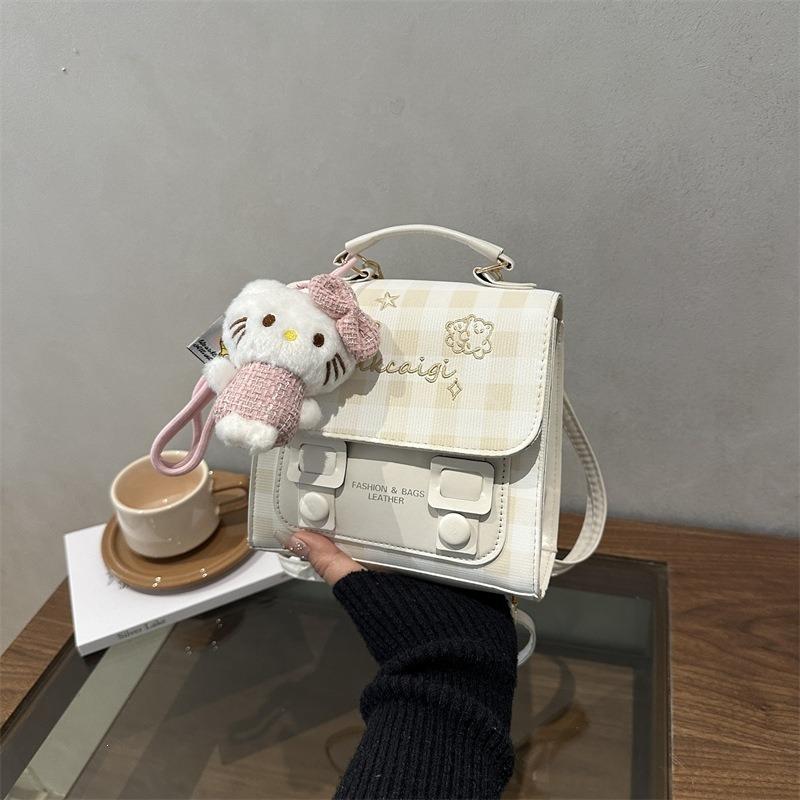 High value temperament simple backpack spring new fashion student commuting crossbody portable small square bag